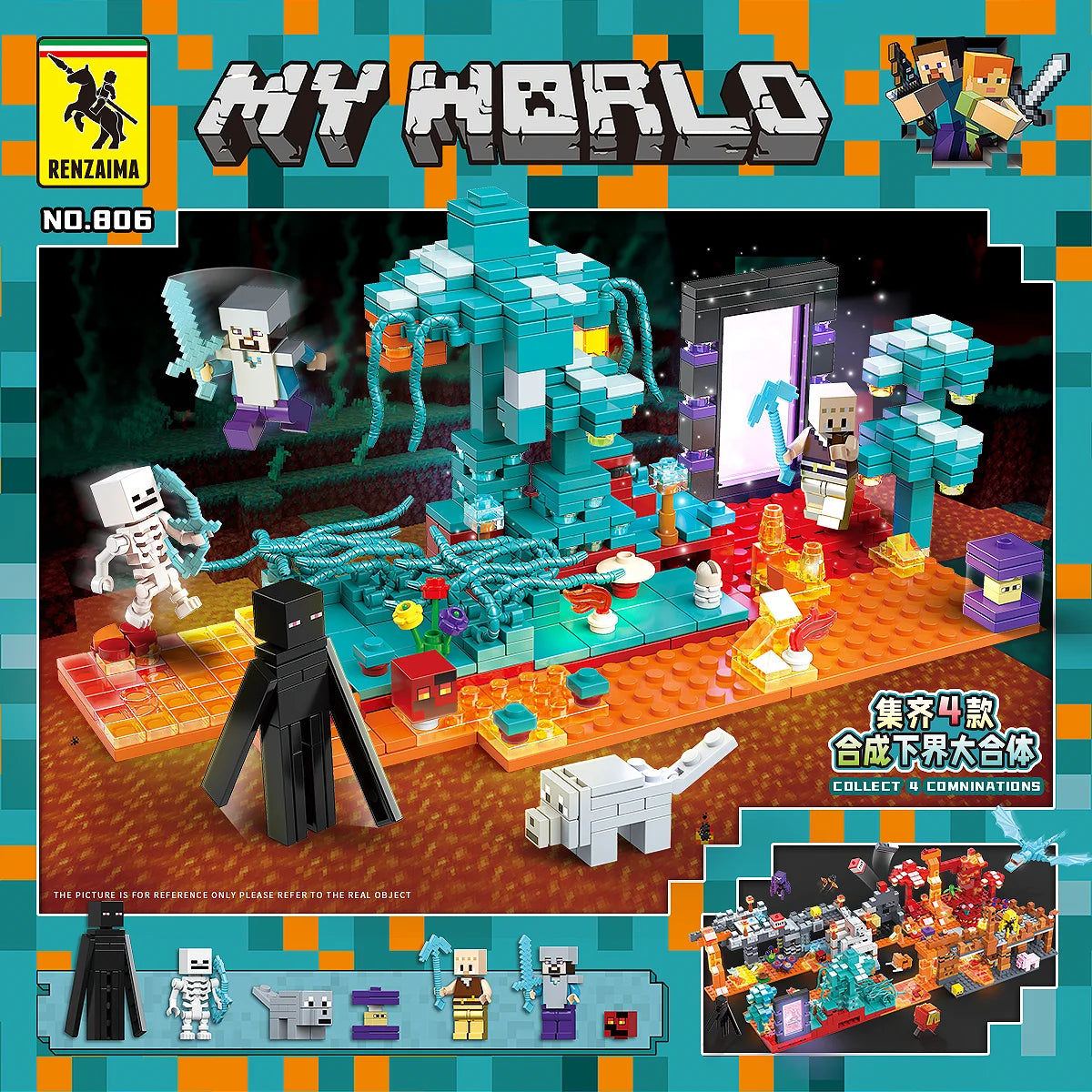 Jeu construction dragon Minecraft instructions montage incluses