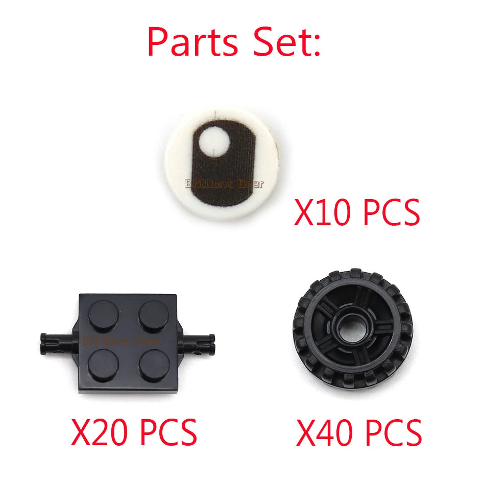 DIY Creative Classic Bricks Bulk Set MOC City Constructor Parts Building Blocks Educational Children Toys Kids Christmas Gift