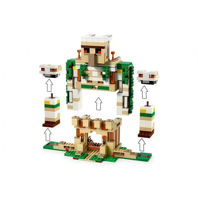 998PCS Iron Puppet Puppet Fortress Building Deformable Tall Giant DIY Building Blocks Bricks Create MOC Toys for Christmas Gifts