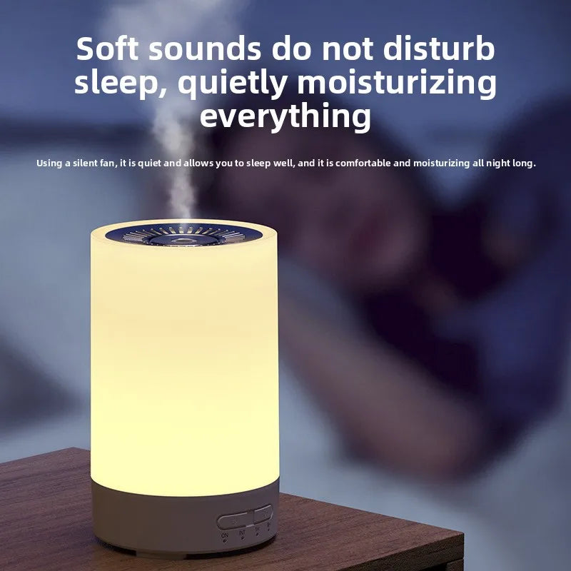 Night Light Humidifier Usb Colorful Wood Grain Mini Silent Fragrance Hotel Essential Oil Home Scent Aroma Diffuser Machine