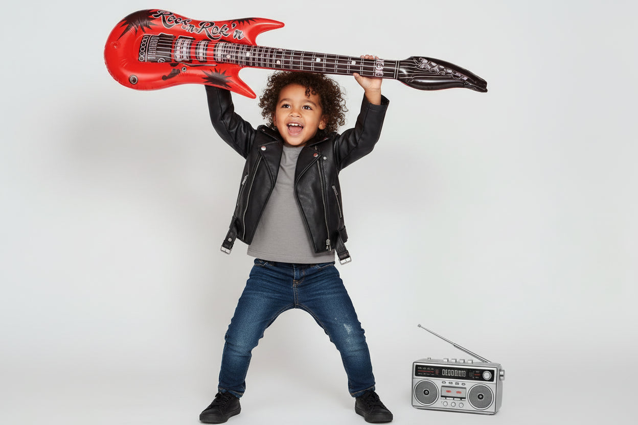 Jeu Guitar Balloons Bass Ballon Band Inflated Toys For 80s 90s Party Decor Rapper Hip Hop Birthday Party Music Ballon Toy