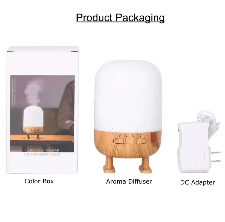 Electric Tabletop Aroma Diffuser with Speaker for Hotels & Households Plastic Installation