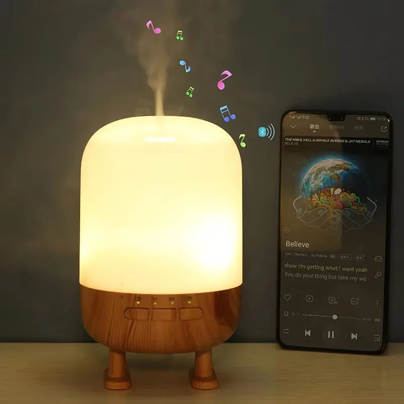 Electric Tabletop Aroma Diffuser with Speaker for Hotels & Households Plastic Installation