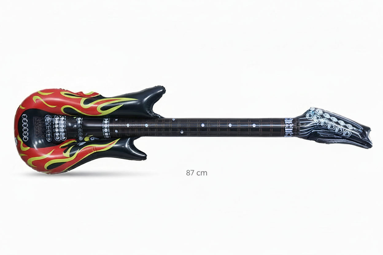 Jeu Guitar Balloons Bass Ballon Band Inflated Toys For 80s 90s Party Decor Rapper Hip Hop Birthday Party Music Ballon Toy