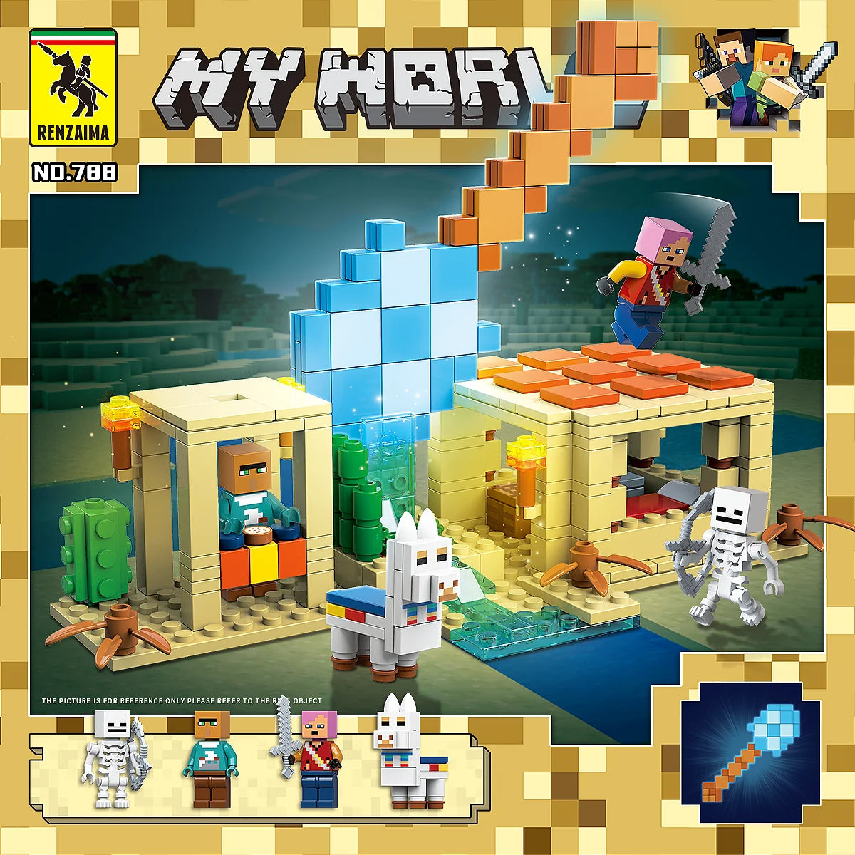 Jeu Minecraft dragon emballage boîte cadeau