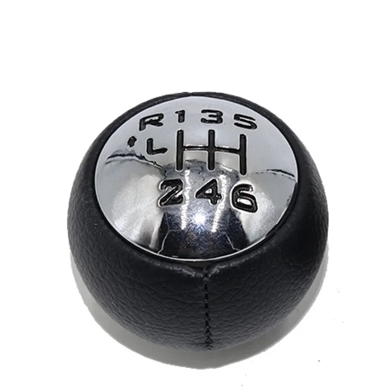 Car Manual Gear Shift Knob Gear Box PU Leather For Peugeot 307 308 407 3008 5008 807 Expert Citroen Jumpy Fiat Ulysse 2004-2007