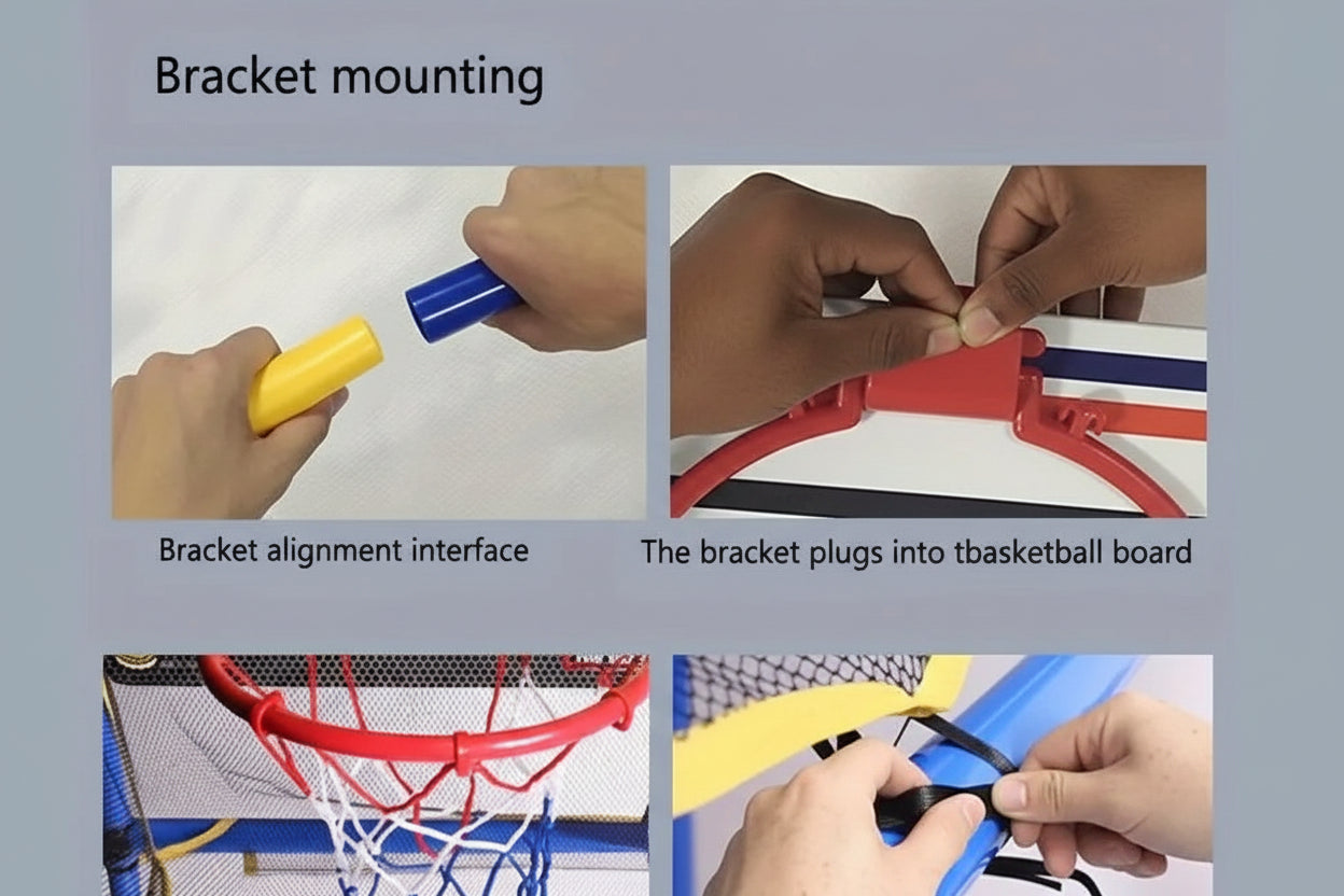 Enjoyable Arcade Basketball Game Set - Indoor/Outdoor Dual Play, Easy Setup with Pump & Balls, Ideal Holiday & Birthday Gift