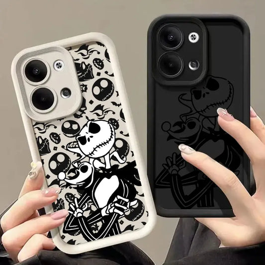 The Nightmare Before Christmas Jack Sally Skellington Phone Cases For Oppo Reno 14 13 12 11 F 10 6 7 8 Pro Plus 8T 7Z Soft Cover