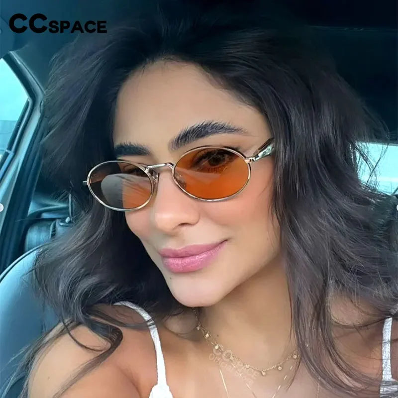 lunette de soleil luxe Sunglasses Female 2024 Sun eyeglass WOMEN Retro Punk Eyewear Vacation Sand Party 301161