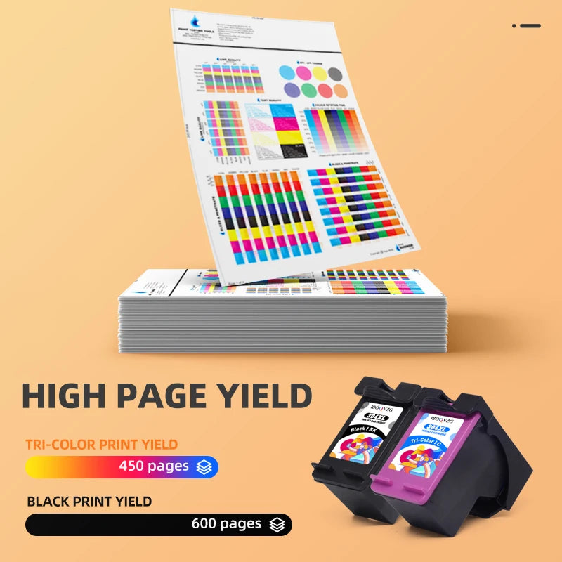 IBOQVZG 304XL Ink Cartridge For HP304 For HP 304 XL Deskjet ENVY Officejet 2620 2630 2632 3730 5020 5032 Printer
