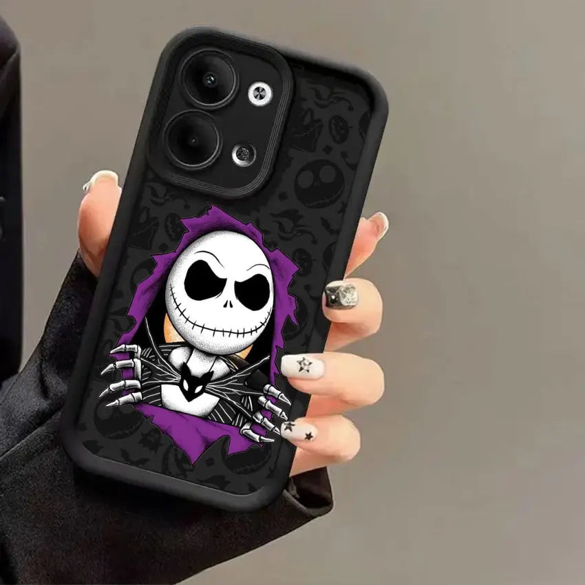 The Nightmare Before Christmas Jack Sally Skellington Phone Cases For Oppo Reno 14 13 12 11 F 10 6 7 8 Pro Plus 8T 7Z Soft Cover