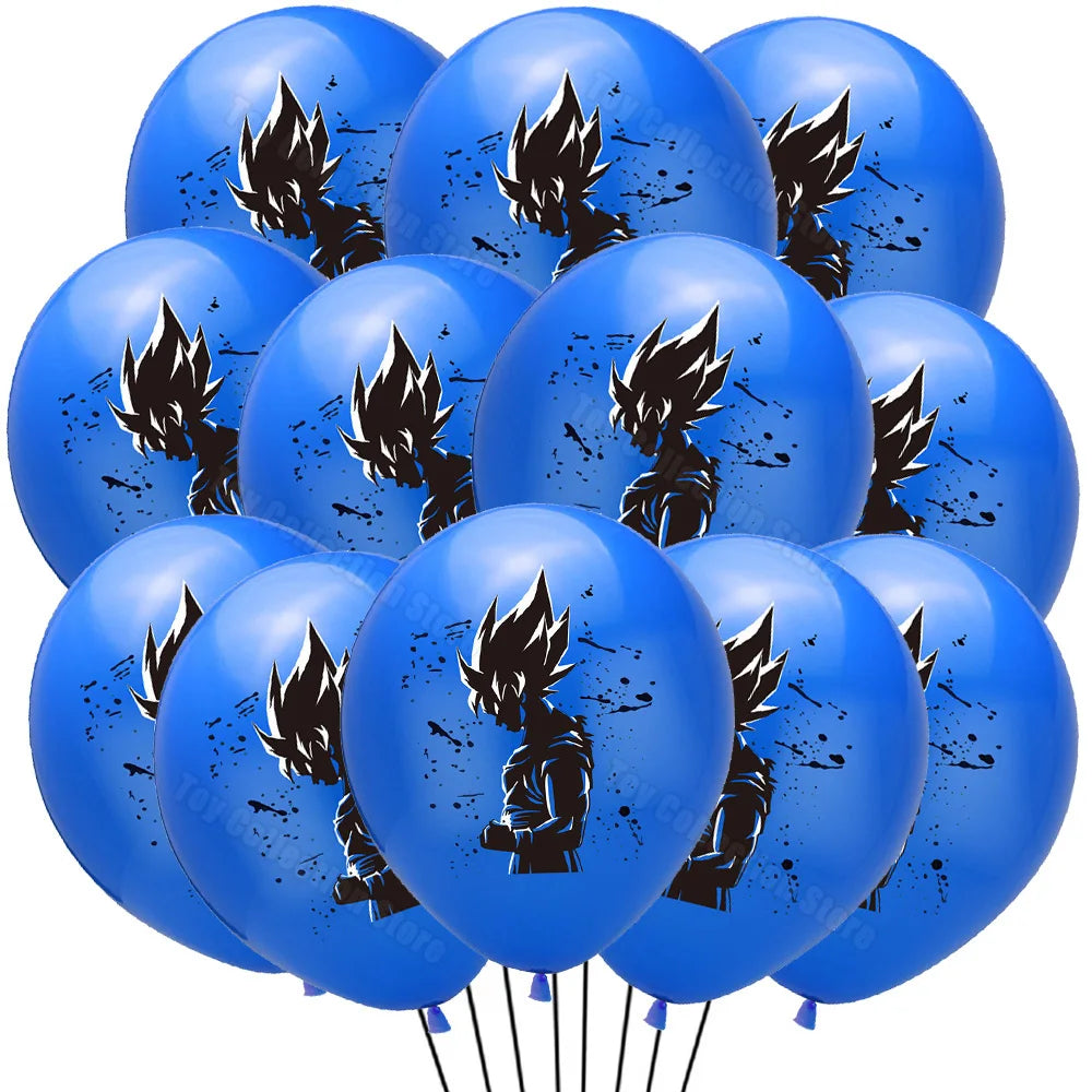 Dragoned Ball Z 12/24/50Pcs Latex Ballon Boy Favor Party Decoration Festivel Toy Gift Party Supplies Anniversary Holiday