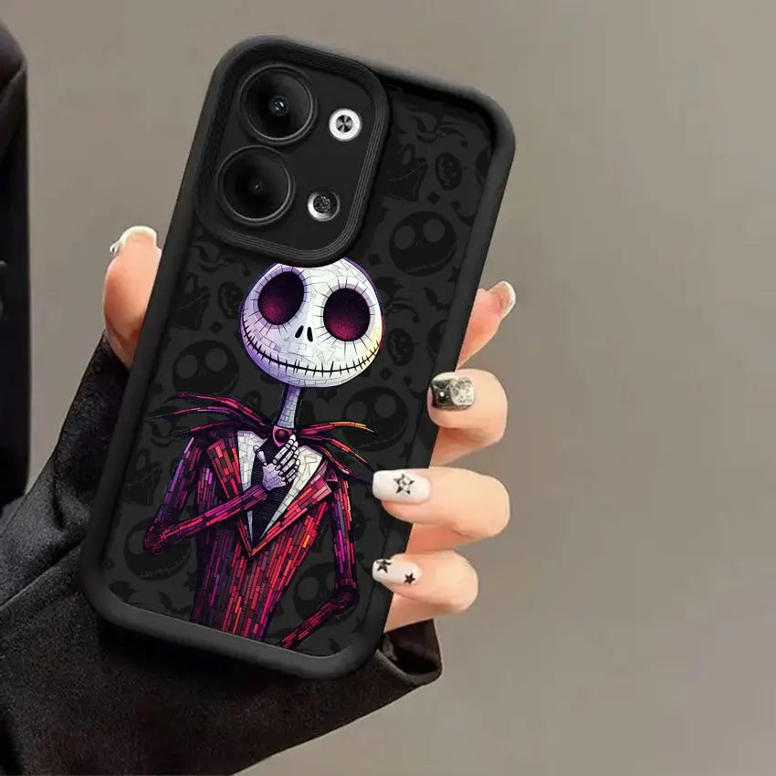 The Nightmare Before Christmas Jack Sally Skellington Phone Cases For Oppo Reno 14 13 12 11 F 10 6 7 8 Pro Plus 8T 7Z Soft Cover
