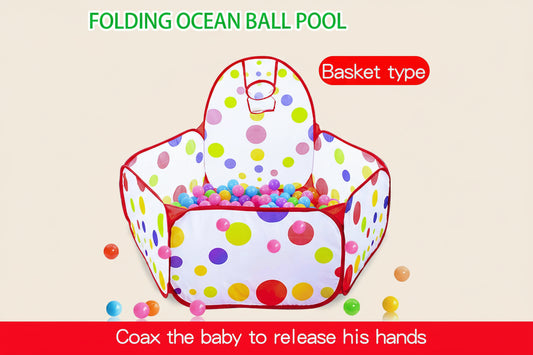 Jeu Children's ocean ball pool with basketball basket Bobo pool toy 0.9M (excluding ball)