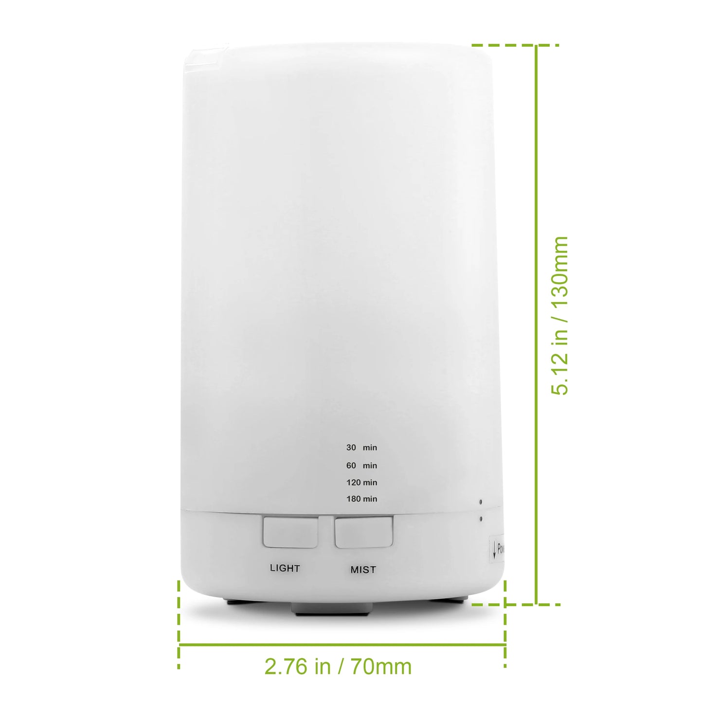 Mini Ultrasonic Aroma Essential Oil Diffuser 7 Color LED Lights 4 Timer Settings Cool Mist Humidifier for Office Home Room