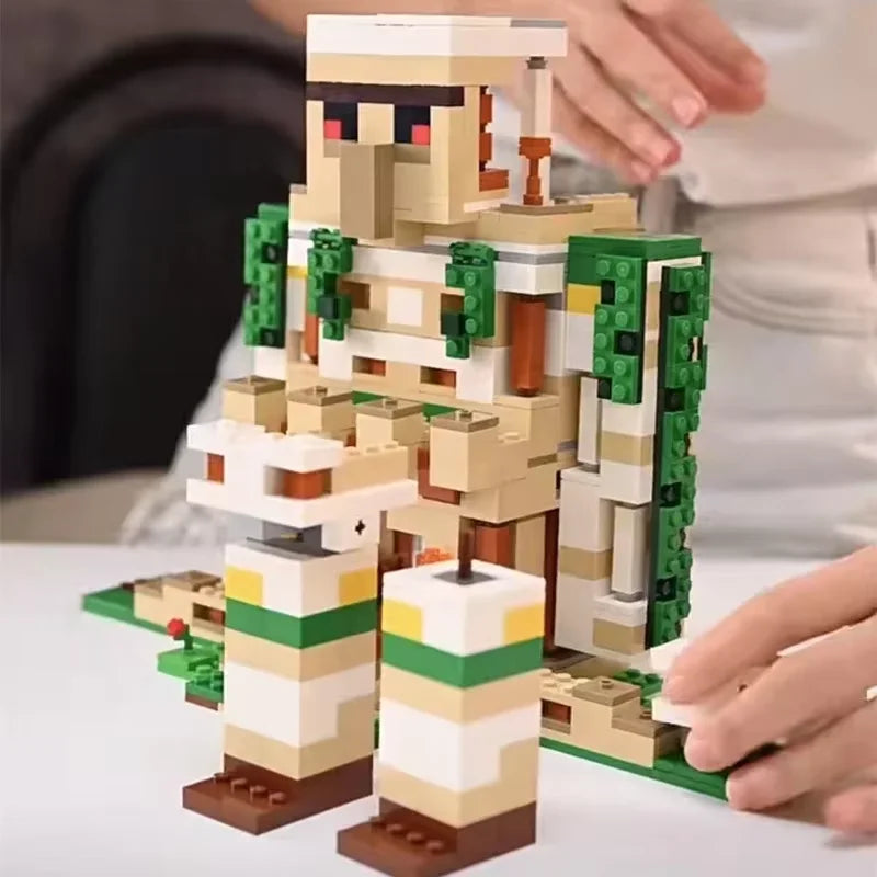 Series  Iron Puppet Fortress Children's Building Blocks Educational Toys Gift MOC Castle