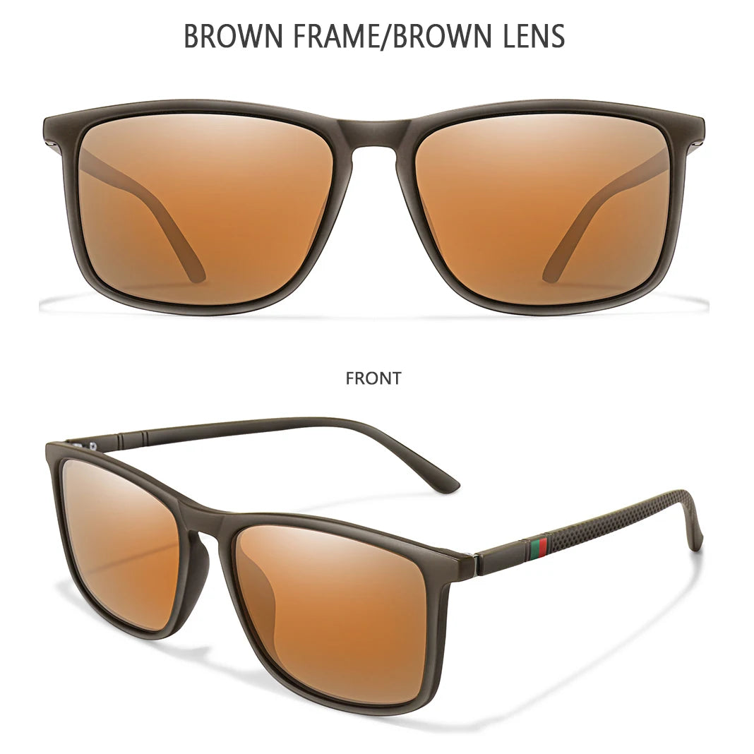 Luxury Square Vintage Polarized Cycling Sunglasses Men Women Fashion Travel Driving Fishing Sun Glasses Male Eyewear UV400