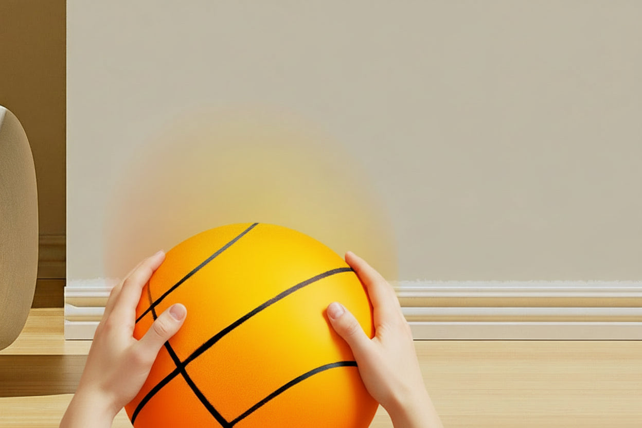 Jeu Bouncing Mute Ball Indoor Silent Basketball 24/21/18cm Silent Soft Foam Basketball Child Sports Toy Game Bounce Basket Balls