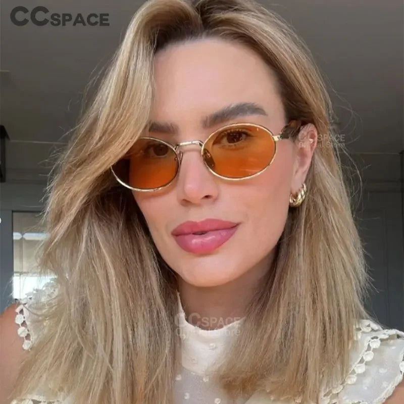 lunette de soleil luxe Sunglasses Female 2024 Sun eyeglass WOMEN Retro Punk Eyewear Vacation Sand Party 301161