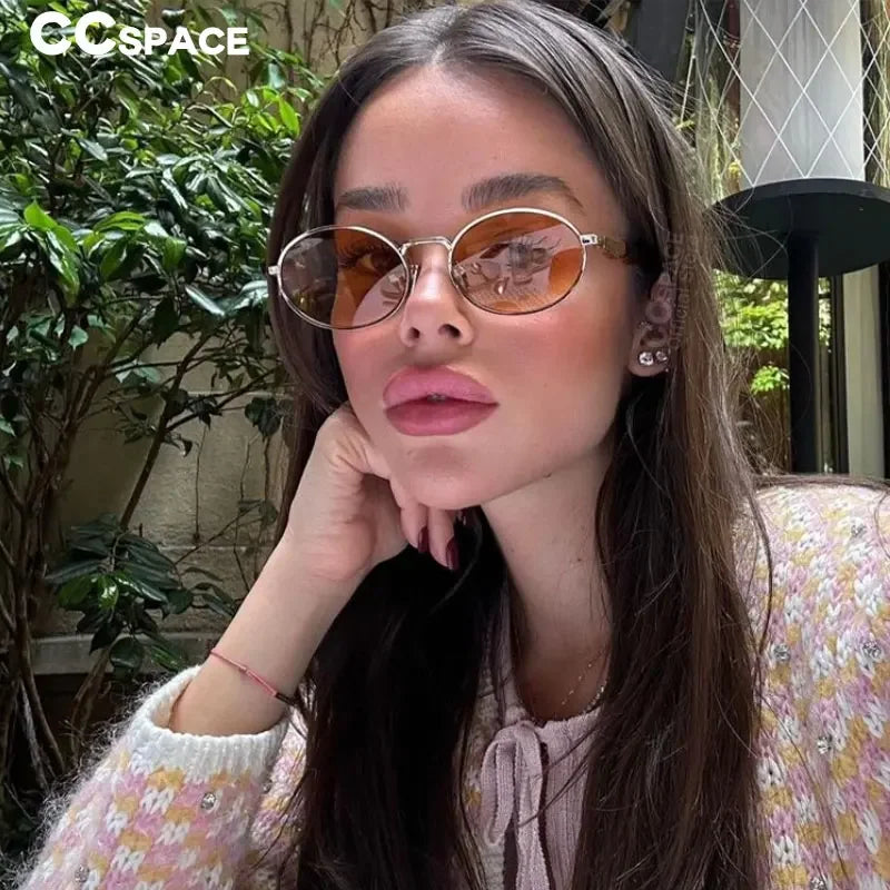 lunette de soleil luxe Sunglasses Female 2024 Sun eyeglass WOMEN Retro Punk Eyewear Vacation Sand Party 301161