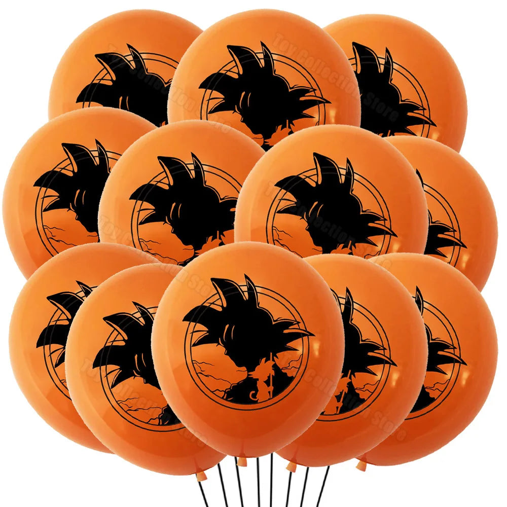 Dragoned Ball Z 12/24/50Pcs Latex Ballon Boy Favor Party Decoration Festivel Toy Gift Party Supplies Anniversary Holiday
