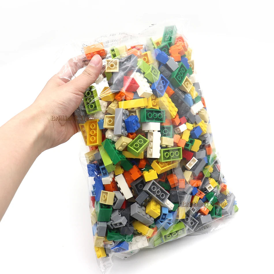 DIY Creative Classic Bricks Bulk Set MOC City Constructor Parts Building Blocks Educational Children Toys Kids Christmas Gift