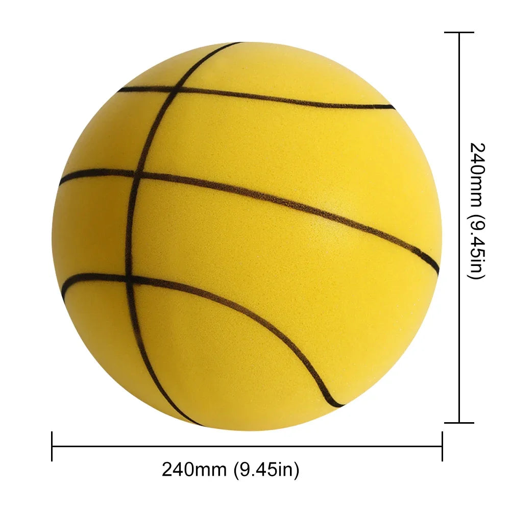 Jeu Kids Bouncing Mute Basketball 18/21/24CM Indoor Silent Basketball Foam Balls 3/5/7 Size Basketball High-Resilience Basket Ball