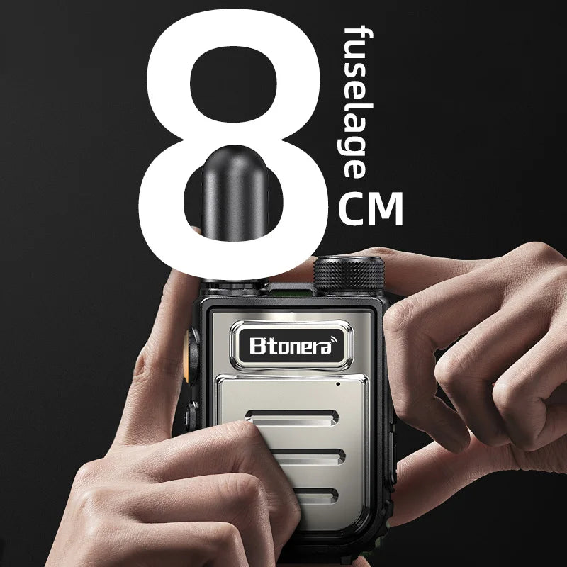 BTONERRA BT230 Mini Walkie Talkie TYPE-C Rechargeable  Handheld  1-3km Radio Transceiver Interphone Child Christmas Toys Gifts
