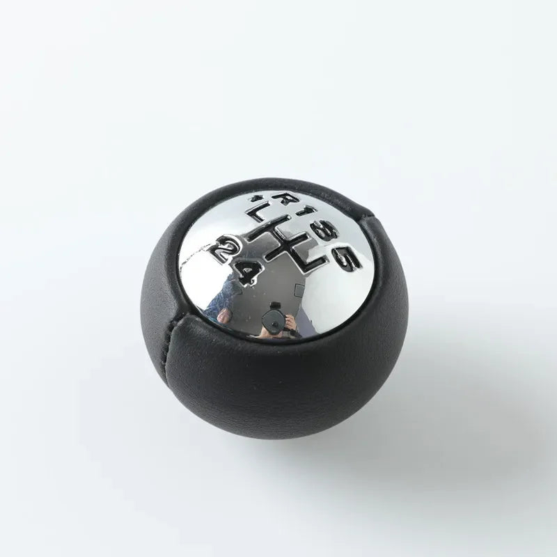 Car Manual Gear Shift Knob Gear Box PU Leather For Peugeot 307 308 407 3008 5008 807 Expert Citroen Jumpy Fiat Ulysse 2004-2007