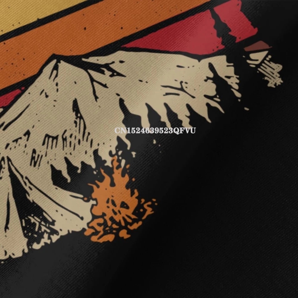 Christmas Mountain Camping I Hate People T-Shirt For Men Personalized Gothic Style Anime Tshirt Kawaii Gothic Style T Shirt