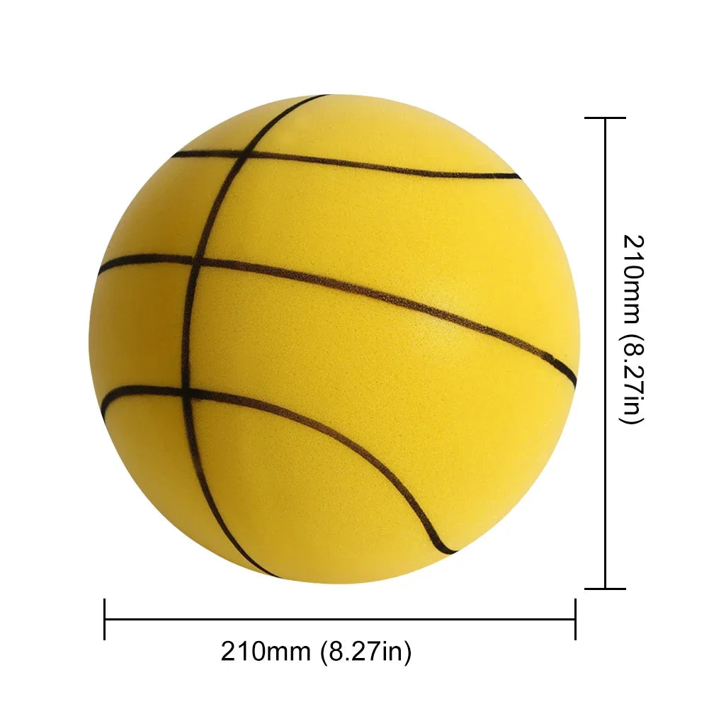 Jeu Kids Bouncing Mute Basketball 18/21/24CM Indoor Silent Basketball Foam Balls 3/5/7 Size Basketball High-Resilience Basket Ball