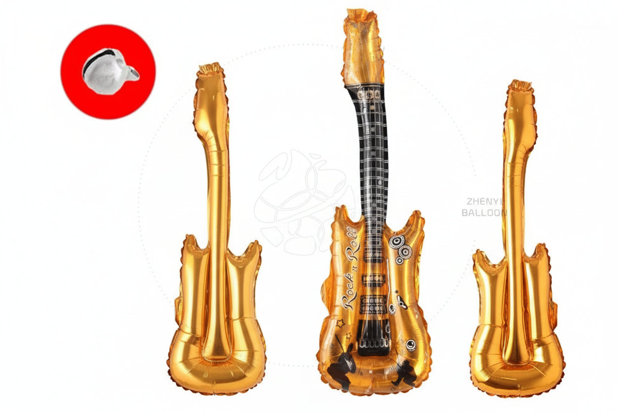 Hot Cartoon Guitar Balloons Inflatable Air Globos Party Supplies Kids s Birthday Ballon Classic