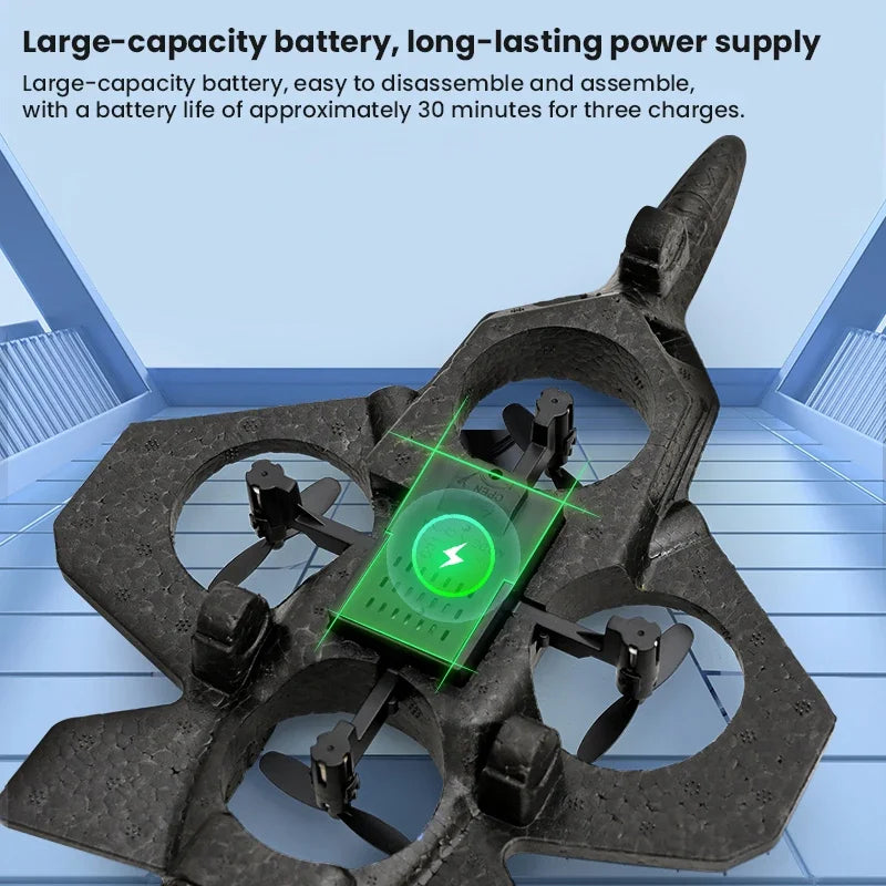 Jouet Rc Glider Flying Toy With Light Jet Airplane 2.4G EPP Stunt Remote Control Foam Fighter Plane Toys for Boys Kids Birthday Gifts