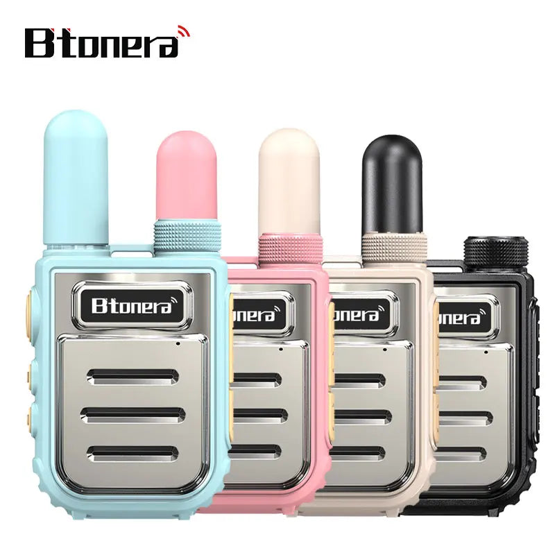 BTONERRA BT230 Mini Walkie Talkie TYPE-C Rechargeable  Handheld  1-3km Radio Transceiver Interphone Child Christmas Toys Gifts