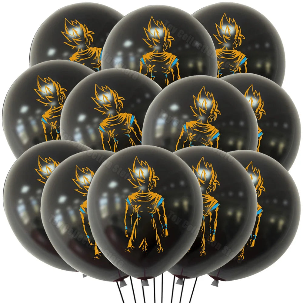 Dragoned Ball Z 12/24/50Pcs Latex Ballon Boy Favor Party Decoration Festivel Toy Gift Party Supplies Anniversary Holiday