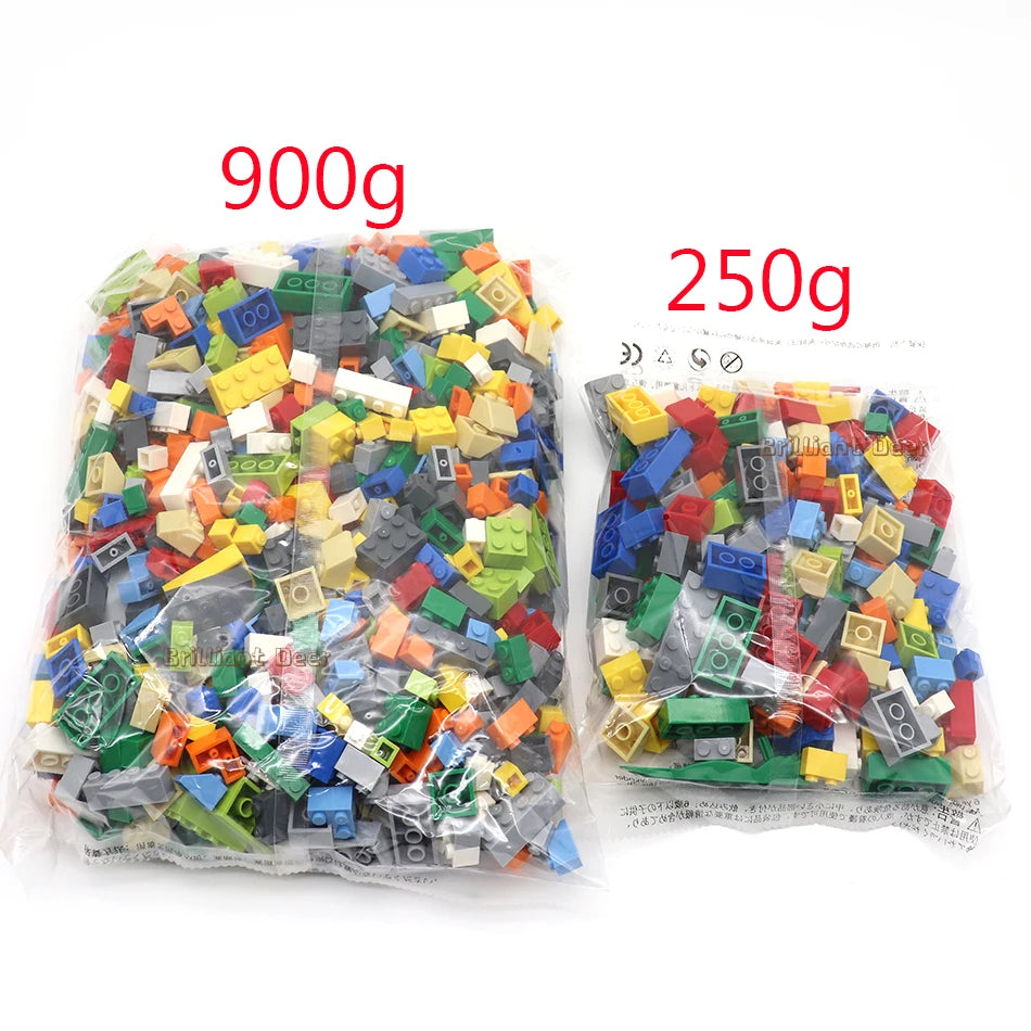 DIY Creative Classic Bricks Bulk Set MOC City Constructor Parts Building Blocks Educational Children Toys Kids Christmas Gift