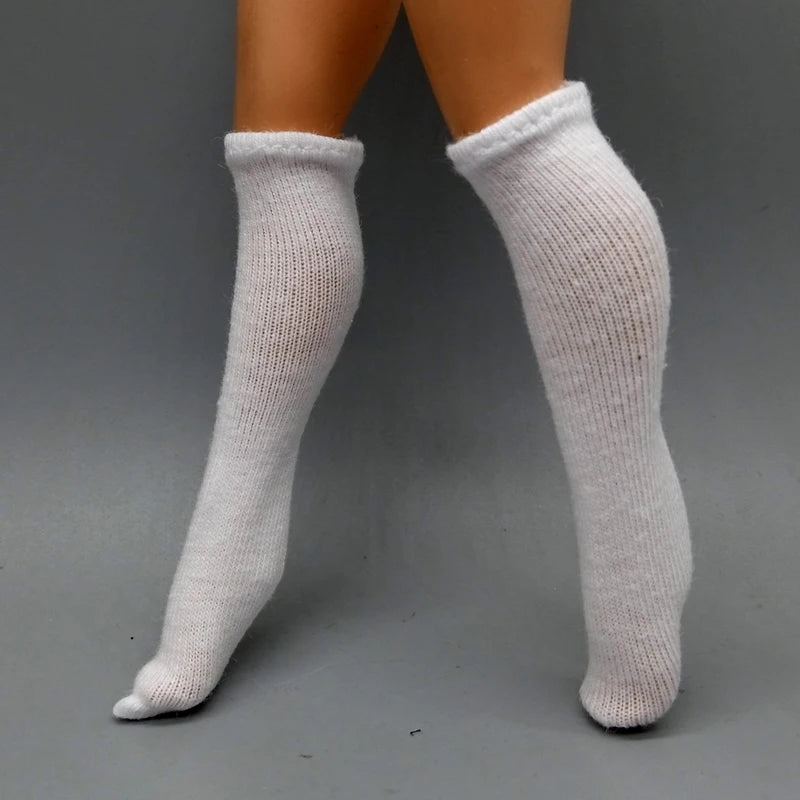 Suitable 25CM Winter Dolls Fishnet Stockings Rainbow Striped Socks For Dolls Girls Christmas Gift